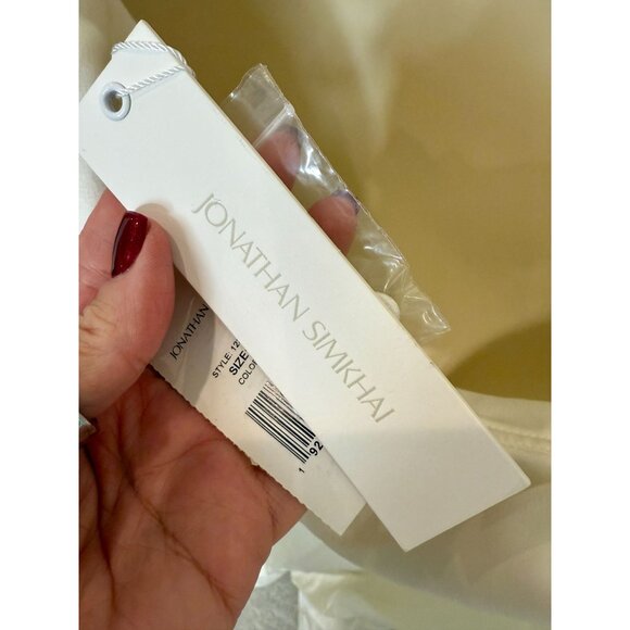 NEW Jonathan Simkhai Vittoria Gown in White NWT - Size 10 - Picture 5 of 8